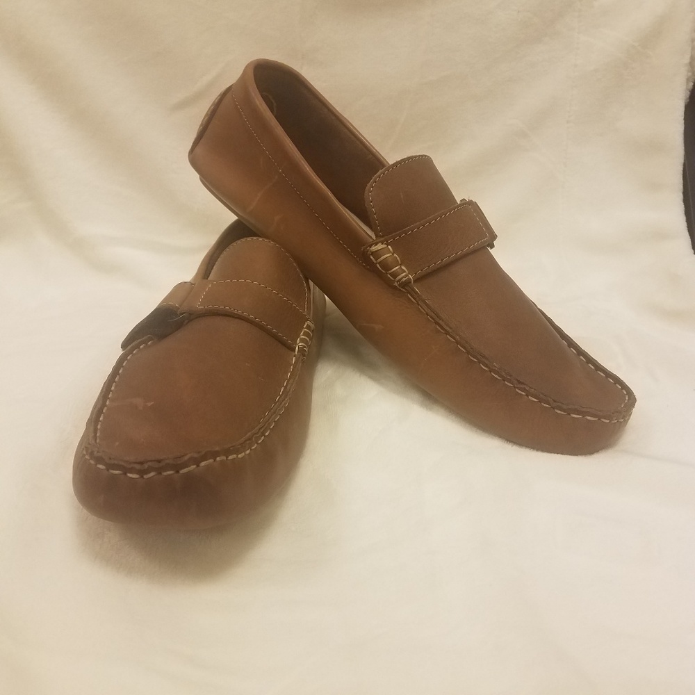 Tan loafer men size 11